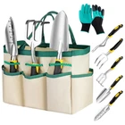 Ergonomic 7Piece Gardening Tools Set  Aluminum Hand Tools for Gardeners