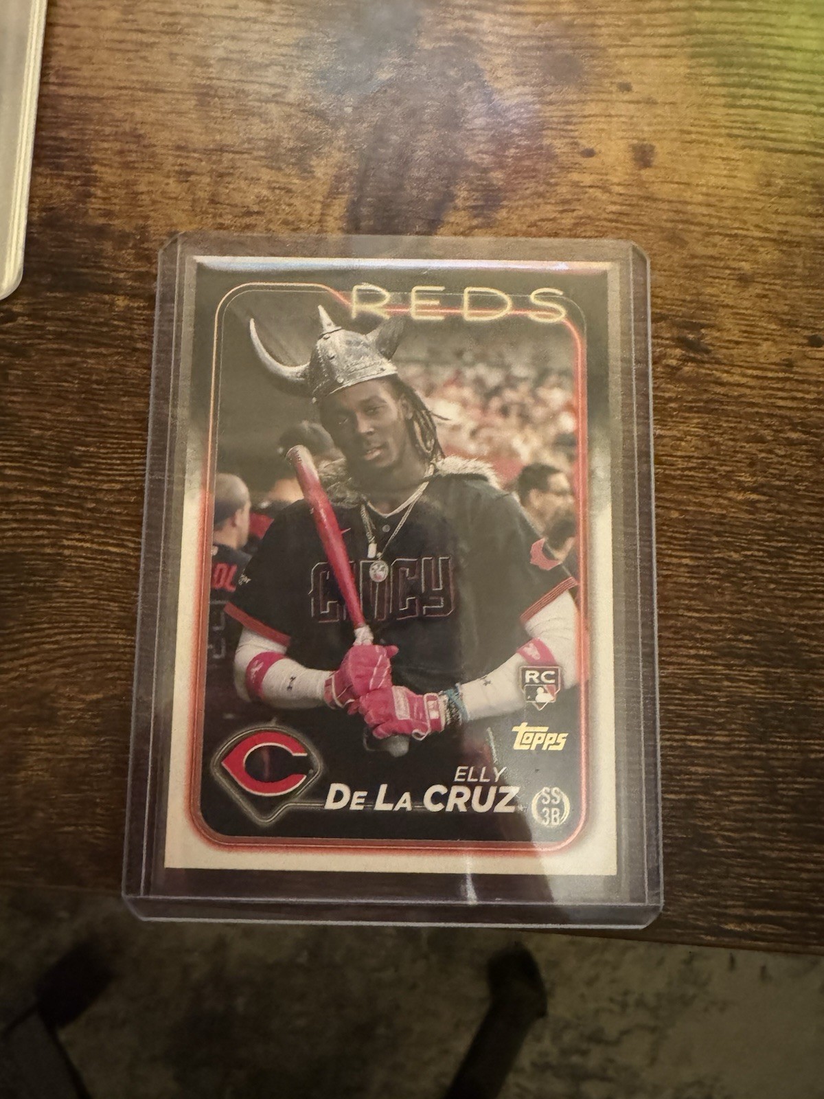 Topps 2024 Series 1 Golden mirror SSP Elly De La Cruz Rookie #141 Card