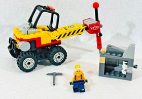 Lego City Construction Lot: 4201 & 60185 Missing pcs Includes 3 Minifigures