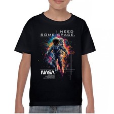 I need Some Space NASA Youth T-shirt Universe Astronaut Paint Splatter Kids