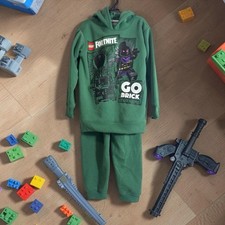 LEGO Fortnite Pullover Hoodie and Joggers 2 Piece Set Size S 6/7 New With Tags
