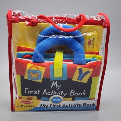 Melissa & Doug K s Kids MY FIRST ACTIVITY BOOK For Early Learners Ages 0-2 - NEW