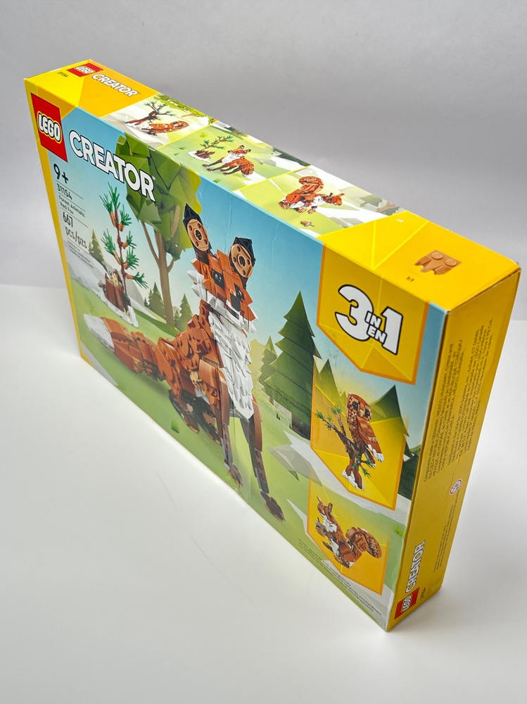 LEGO Creator 3 in 1 Forest Animals Red Fox Toys, Building Toy