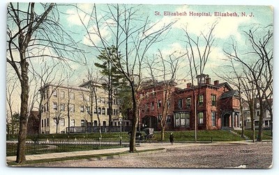 1914 Postcard St. Elizabeth Hospital, Elizabeth, NJ