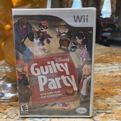 Disney Guilty Party (Nintendo Wii, 2010) Brand New Sealed 