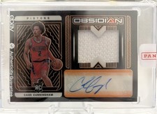 2021-22 Panini Obsidian Cade Cunningham Rookie Patch Auto Orange # 09/35 SEALED