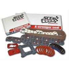 SCE Exhaust Header Gasket 129080; Accu-Seal E Dog Leg Port for AMC 304-401 V8