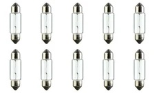 CEC #6486LL Long Life Bulbs, 12 V, 6 W, SV8.5-8 Base, T-3.5 shape (10EA)