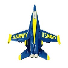 Navy Blue 1/64 Angels F/A-18 Hornet Fighter Jet Die Cast Model Simulation Plane