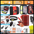 Portable Car Emergency Kit Roadside Safety Essentials, Compact & Complete