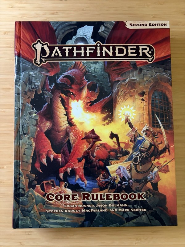 Paizo: Pathfinder Roleplaying Game 2e Core Rulebook Hardcover (New)