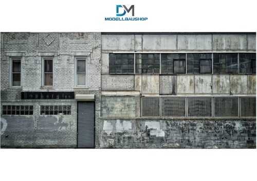 Decal Diorama Lagerhalle Alt 1:43 Industrie selbstklebend - 第 1/1 張圖片