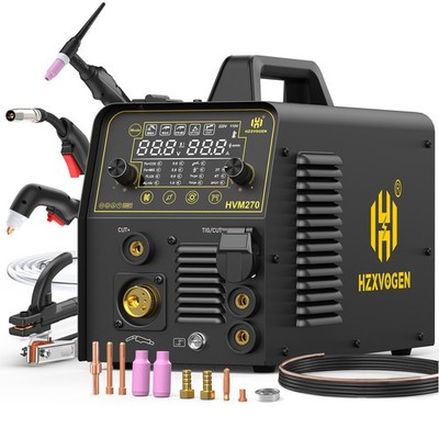 6in1 Plasmaschneider Schweißgerät Kombi Gas/Gaslos MIG/MAG TIG MMA CUT 230V 250A