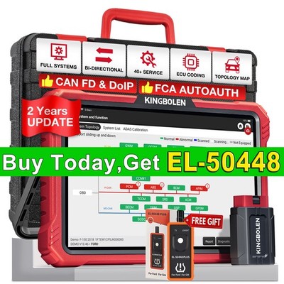 2026 KINGBOLEN K10 PRO OBD2 Diagnostic Scanner Tool Active Test ECU Coding TPMS