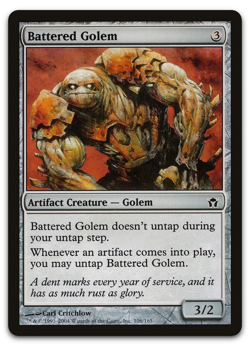 Battered Golem #106 (NM) Fifth Dawn 5DN Magic MTG