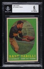 1958 Topps Babe Parilli #118 BGS 6 0q3