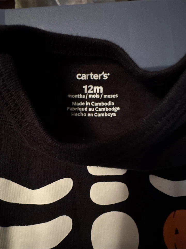 Mameluco Disfraz Esqueleto Unisex Infantil Talla: 12 Meses Foto 2 de 2