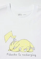 UNIQLO POKEMON Pickachu UT T-shirts WHITE XL Japan Limited Edition Extra Large 