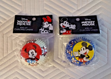 MICKEY MOUSE & MINNIE MOUSE - DISNEY CUPCAKE LINERS (2packs/100 each style)