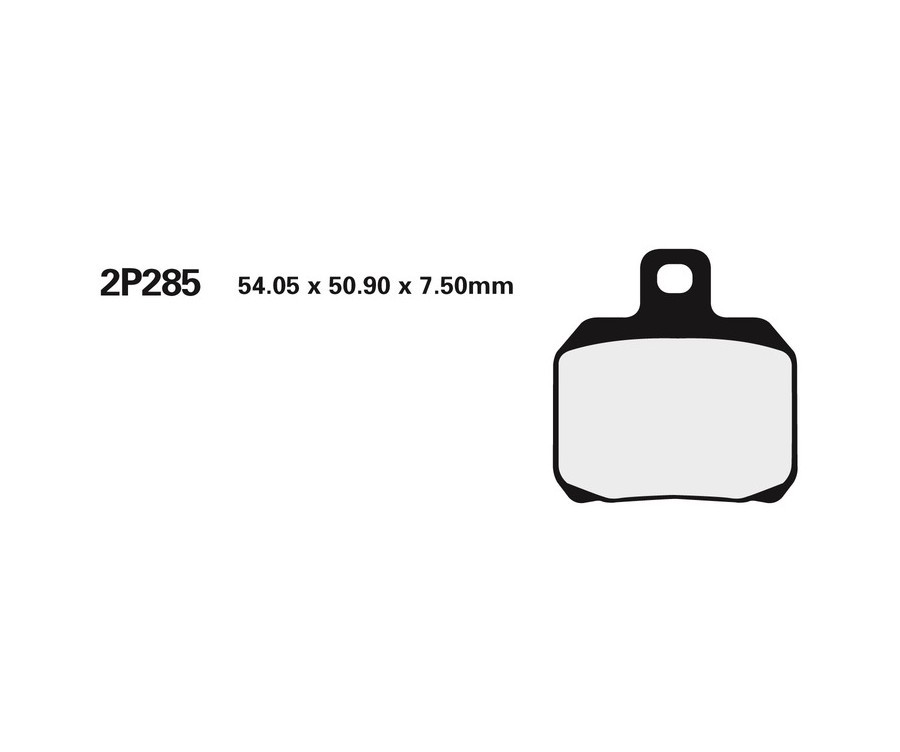 Plaquettes de frein Nissin 2P-285ST fin du fading thermique en conduite Off-Road