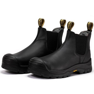 ROCKROOSTER Wide 6'' CSA Men Work Boots Metal Free Vibram Outsole