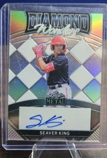 2024 Leaf Metal  Diamond Wonders Seaver King #DW-SK1 Silver Prismatic 11/35 AUTO