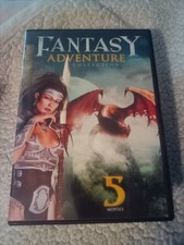 Fantasy Adventure Collection: 5 Movies DVD, 2015 Tested. Scratch free. VERY GD