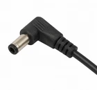power adapter extention cable 20cm length with right angle 5.5mm x 2.5mm