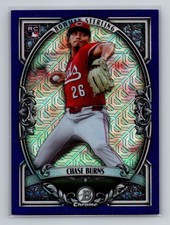 Chase Burns 2026 Bowman Sterling Purple Mojo /250 💎 Cincinnati Reds #BST-10