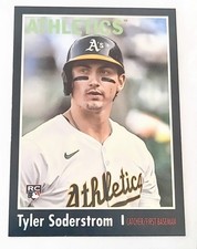 Tyler Soderstorm 2024 Topps Archives- 1970 Design Black Foilboard (RC) #187