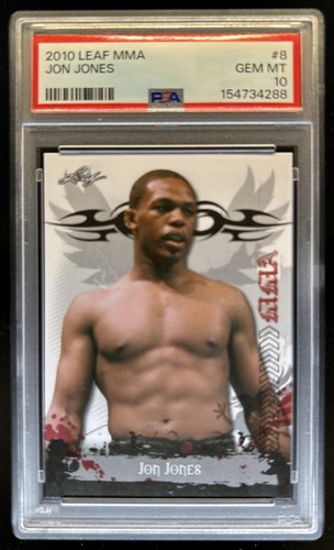 2010 Leaf MMA Jon Jones #8 PSA 10 GEM MINT