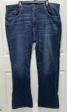 Lucky Brand Jeans Men's 44x34 Blue Medium Wash 181 Relaxed Straight