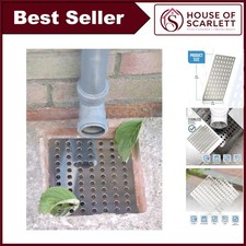 2 Pack Stainless Steel Swirl Drain Covers 15cm Outdoor Rustproof Metal