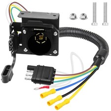 4 Pin to 7 Pin Trailer Adapter and 4 Pin Trailer Wiring 4 to 7 Pin Trailer Plug