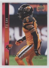 2021 Upper Deck CFL Red 162/165 TJ Lee #182 o4u