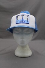 Vintage Patched Trucker Hat - Waterton Oilmens Pom Pom Top - Adult Snapback