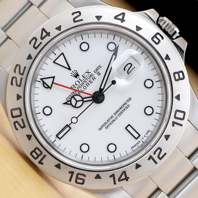 Rolex Explorer II White Men's Watch 