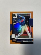 2022 Panini Donruss Teoscar Hernandez Toronto Blue Jays #115 Holo Orange