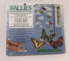 Wallies Wallpaper Cutouts 25 Butterfly  Pre-Pasted Sealed