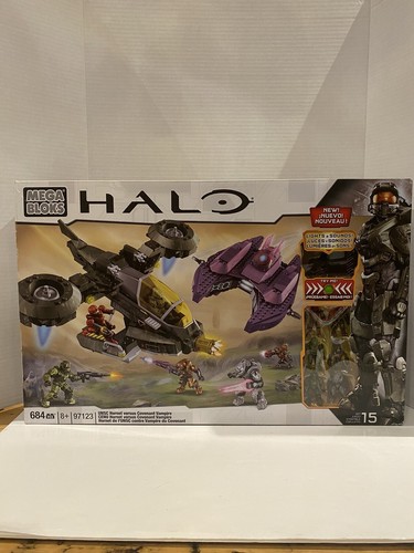 NUEVO MEGA BLOKS HALO 97123 UNSC Hornet versus Covenant Vampire Set Sellado de Fábrica - Imagen 1 de 12