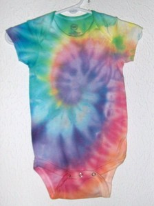 tie dye outfits for baby girl