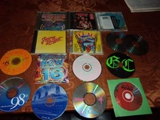 LOT 15 GOOD CHARLOTTE BRITTANY 98 DEGREES BUFFETT BUSH LUAU GREASE CD'S CD
