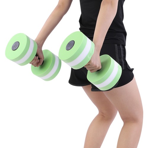 1 Pair Water Dumbbell Barbell Bodybuilding Training Fitness Aerobic EVA Foam CBK - Picture 6 of 11