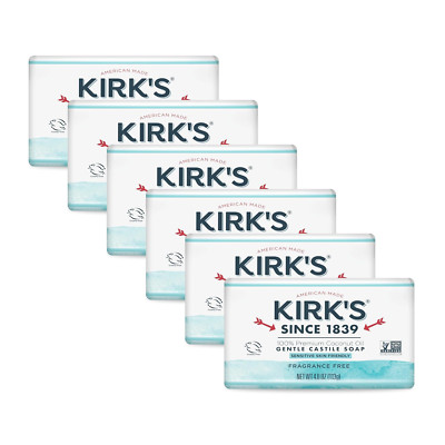 Castile Bar Soap for Men, Women & Children - Made with Premium Coconut Oil, Sens