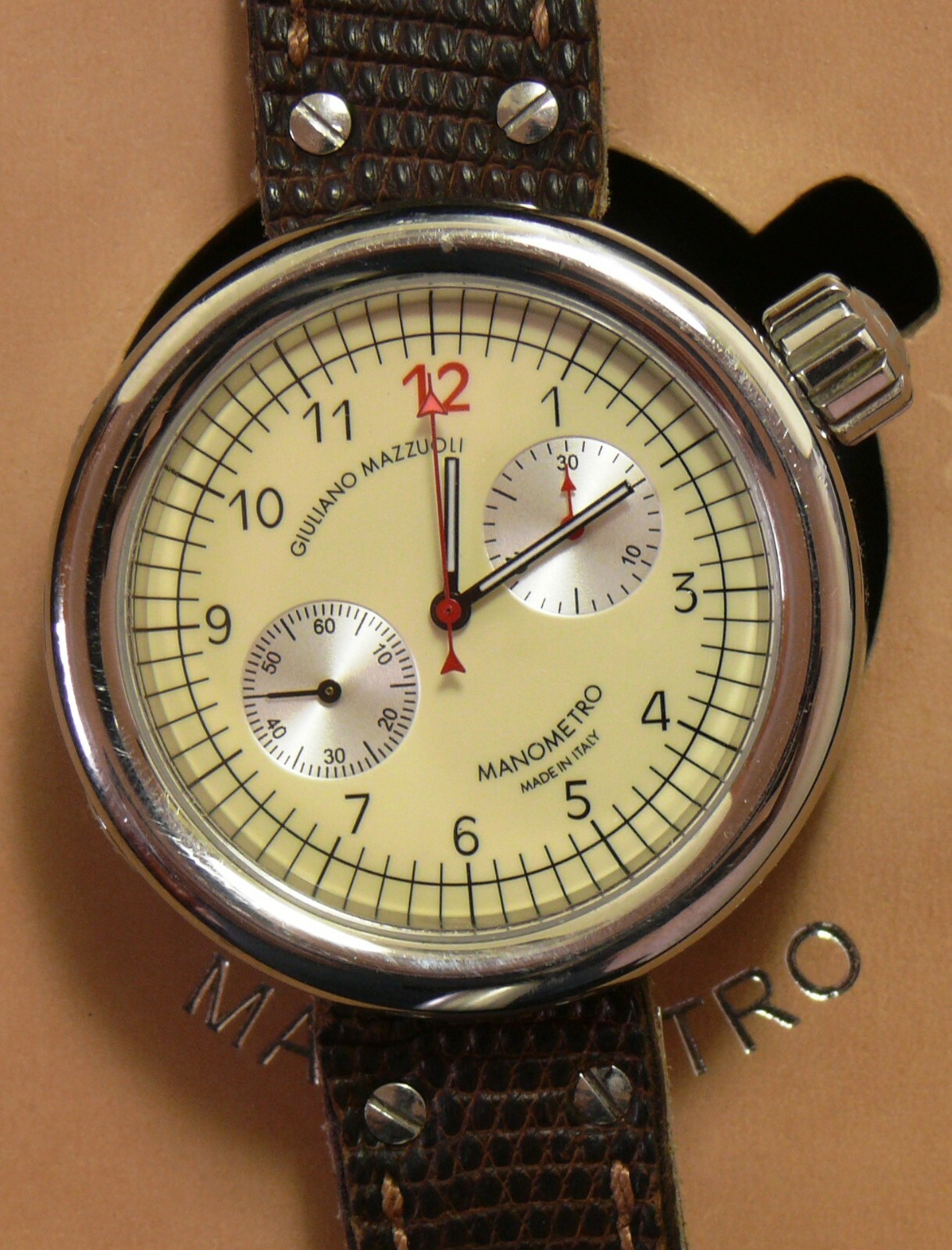 giuliano mazzuoli manometro chronograph