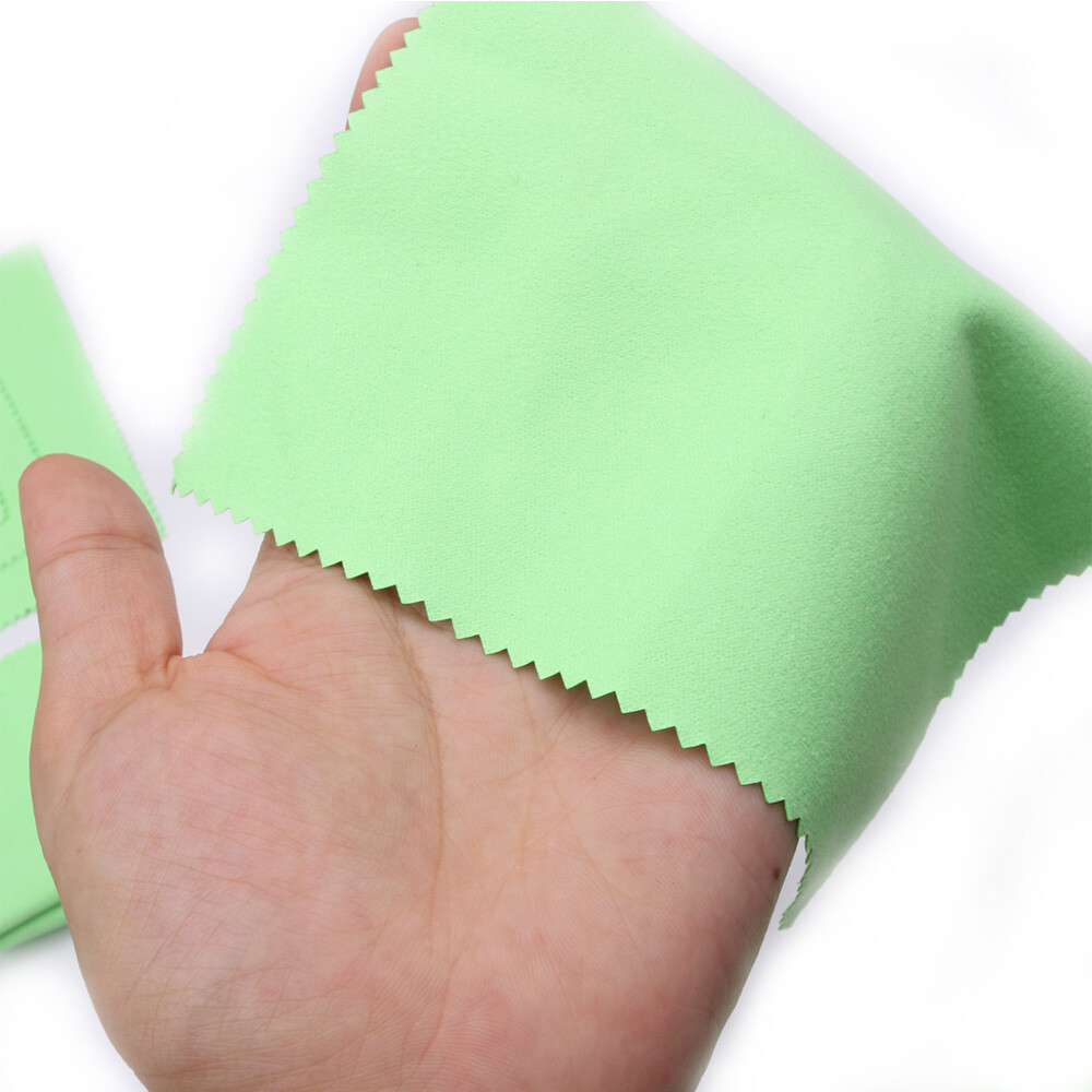 Musical Instruments Cleaning Polishing Cloth 15cm*15cm Size Double-Sided I8B2
