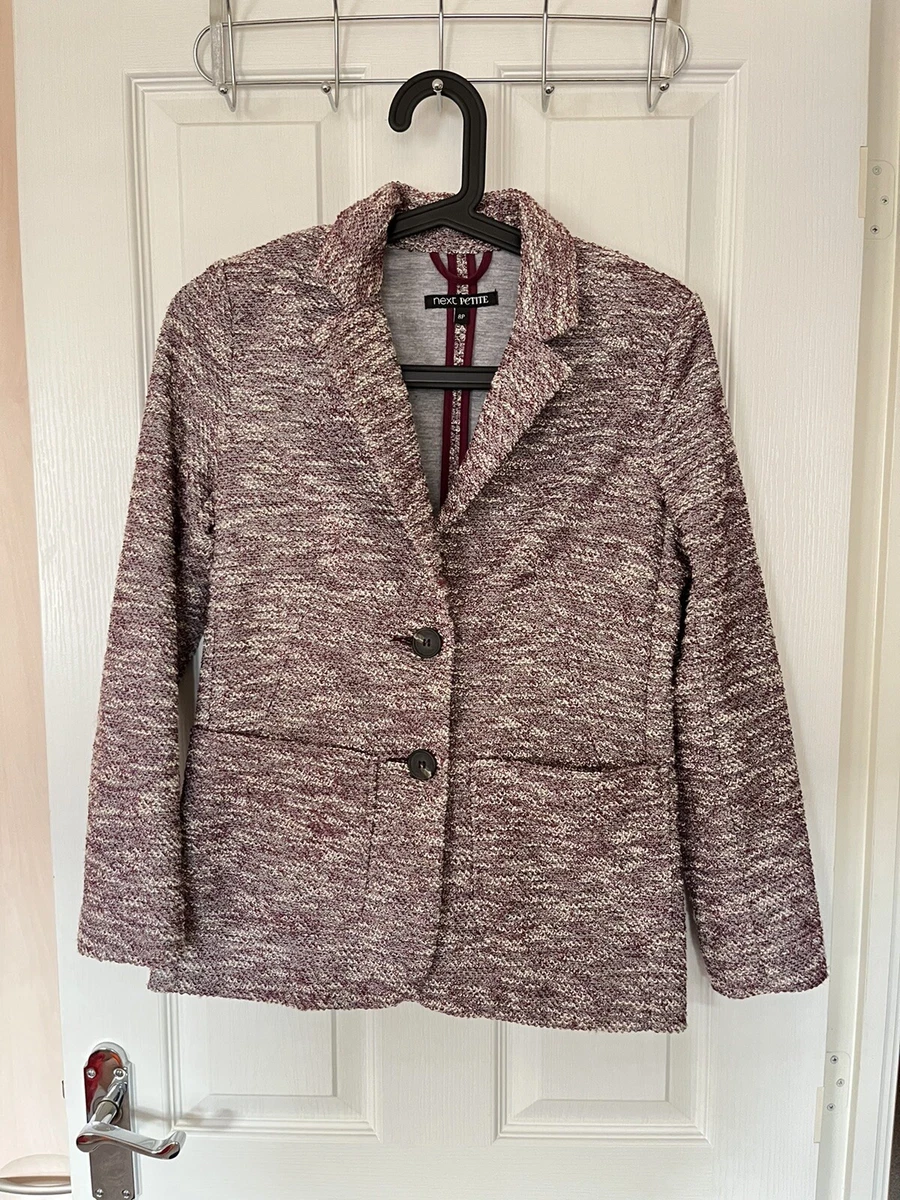 Tweed blazer petite top
