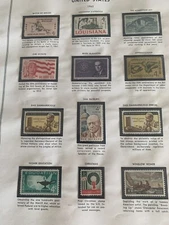 US Commemorative Stamp Collection Years 1962 - 1969 Mint Scott range 1197 - 1364