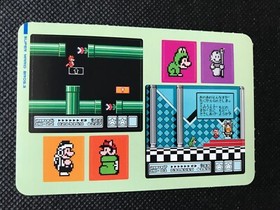 Super Mario Bros 3 Famicom History Book Sealdass Sticker Japanese NINTENDO