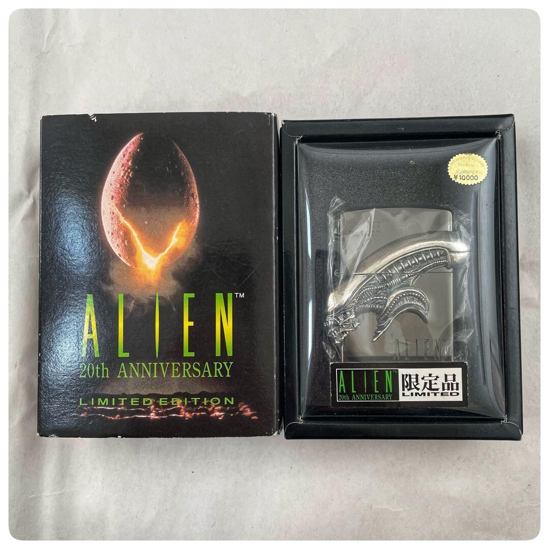 ALIEN ZIPPO with serial number Alien 20th Anniversary